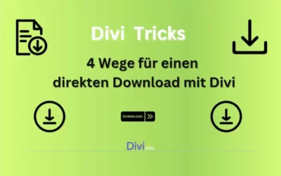 4 Wege für einen direkten Download mit Divi