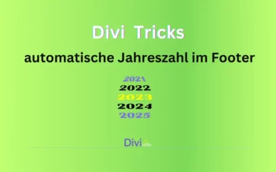 automatische Jahreszahl im Footer